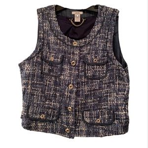 SOLD NWOT Cache tweed vest